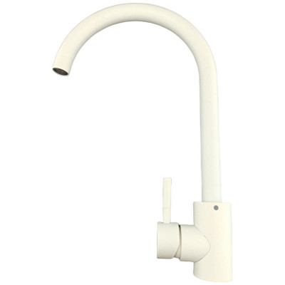 Смеситель для кухни OUTE из нержавеющей стали SUS 304, белый меланж T40313BK-341