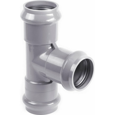 Тройник ХЕМКОР раструбный 110110 мм 90 градусов 2181118 52298