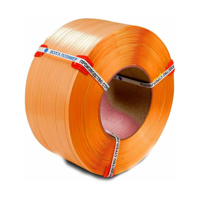 Полипропиленовая лента ВОЛГА ПОЛИМЕР 19x1,0 оранжевая, 1000 м 19-10-1000-103-04