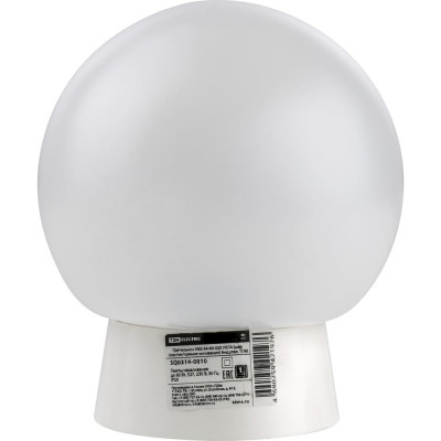 Светильник TDM ELECTRIC НББ 64-60-025 УХЛ4 (шар пластик/прямое основание) индивидуальная упаковка SQ0314-0010