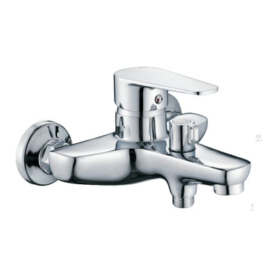 Смеситель для ванны Rainsberg однорычажный, монолитный короткий излив 120 мм R0802F