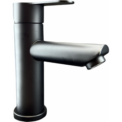 Смеситель для раковины OUTE черный цвет, высота 162 мм, нержавеющая сталь SUS 304 T40101H