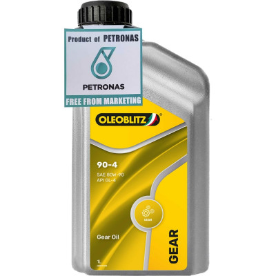Трансмиссионное масло Petronas OLEOBLITZ GEAR 90-4 80W-90, API GL-4, 1 л, минеральное 76991EL5EU
