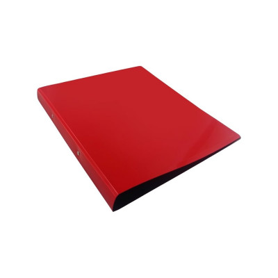 Папка БЮРОКРАТ DeLuxe DL0740/2RED на 2-х кольцах, A4, пластик 0.7 мм, корешок 32 мм, красный, 14 шт 1135814