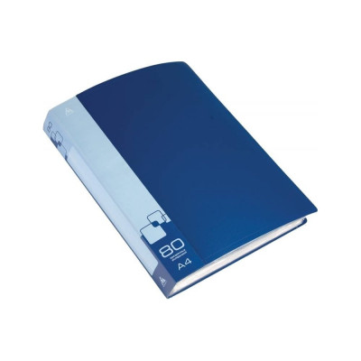 Папка Бюрократ BPV80BLUE 816956
