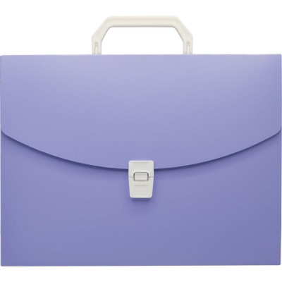 Портфель БЮРОКРАТ Pastel PASTPP01VIO 1 отделение, A4, пластик 0.7 мм, фиолетовый, 14 шт 1604894