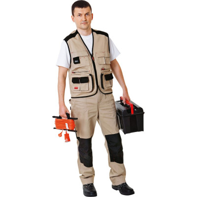 Брюки СПЕЦ АВАНГАРД бежевый/черный, р. 56-58/170-176 31031248-5658/3