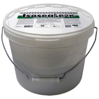 Двухкомпонентная полиуретановая герметизирующая мастика Isoseal P2K, белая, 12,5 кг 3000125