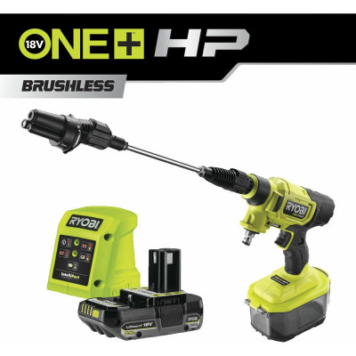 Бесщеточный моечный пистолет Ryobi ONE+ 18В RY18PWX41A-125 5133005545