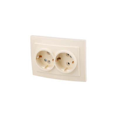 Двойная скрытая розетка Юпитер Стандарт JP7425-03