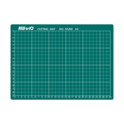 Подкладка для резки 9Z200 A4, 300x220 мм, зеленая, 12 шт KW-Trio 1131740