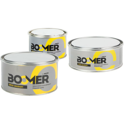 Полиэфирная универсальная шпатлевка BOOMER Uni 0.5+0.015 кг 1010/1