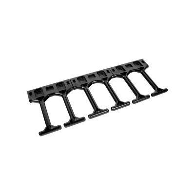 Вертикальный кабельный органайзер ЦМО с пластиковыми пальцами, 6 пальцев ВКО-П-9005