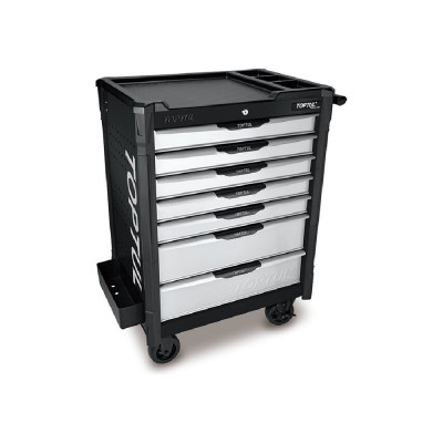 Инструментальная тележка с набором инструментов TOPTUL 7 ящиков, 213 предметов GE-21351