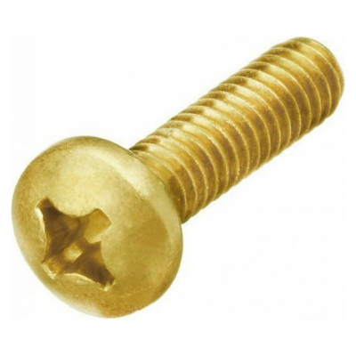 Винт ЦКИ DIN 7985, М2.5x6 латунь, Ph 1 20 шт. 43590