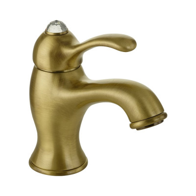 Смеситель для раковины Migliore LEM SWAROVSKI бронза 18877