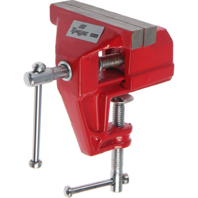 ТУНДРА Тиски слесарные , винтовой зажим, 80 мм 878153