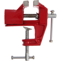 Слесарные тиски ТУНДРА винтовой зажим, 70 мм 878152