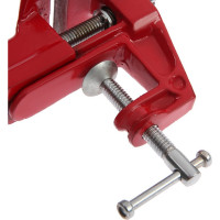 Слесарные тиски ТУНДРА винтовой зажим, 70 мм 878152