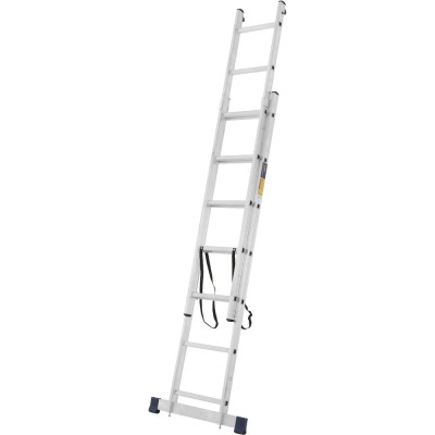 Лестница ТУНДРА двухсекционная, алюминиевая, 7 ступеней 7533878