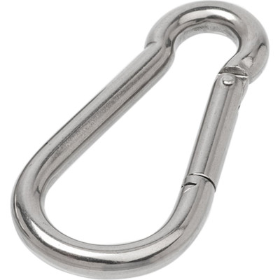 Нержавеющий карабин KREPFIELD 3x30 art 9075 а4 пружинный 10 шт. 9075А4КАРАБИН3Х30-10