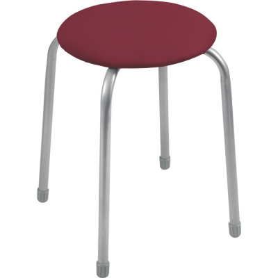 Табурет Nika классика 2 ТК02/ТК темно-красный