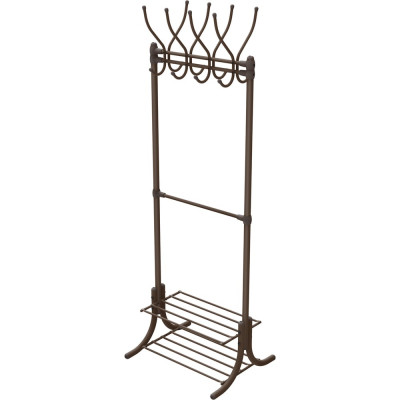 Гардеробная вешалка с полками Nika НИКА ВГП60-8 ВГП60-8/К коричневый