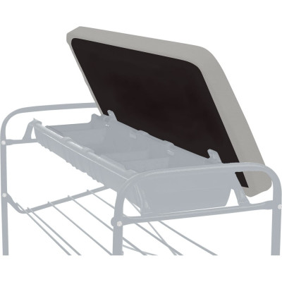 Этажерка с ящиком Nika НИКА ЭТП3-1 ЭТП3-1/МС светло-серый/матовый серый