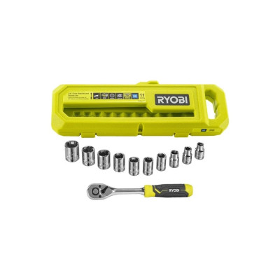 Набор из трещотки и торцевых головок Ryobi RHRS11PC 5132006068