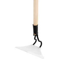 Мотыга СИБРТЕХ нержавеющая сталь, 220x85x1300 мм, деревянный черенок 62374