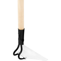 Мотыга СИБРТЕХ нержавеющая сталь, 220x85x1300 мм, деревянный черенок 62374