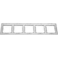 Рамка Legrand 5 постов Valena алюминий 770155