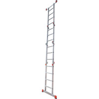 Профессиональная алюминиевая лестница-трансформер Новая Высота ПРОФ ширина 400 мм 604234