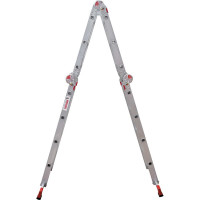 Профессиональная алюминиевая лестница-трансформер Новая Высота ПРОФ ширина 400 мм 604234