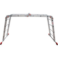 Профессиональная алюминиевая лестница-трансформер Новая Высота ПРОФ ширина 400 мм 604234