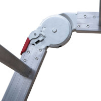 Профессиональная алюминиевая лестница-трансформер Новая Высота ПРОФ ширина 400 мм 604234