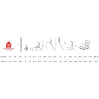 Лестница-трансформер Новая Высота Проф 2х4; 2х5 604245
