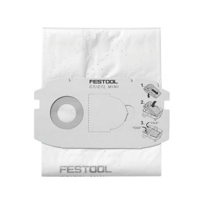 Мешок-пылесборник, FESTOOL компл. из. 5 шт. SC FIS-CT MINI/5 FST-498410