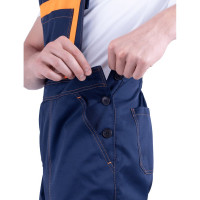 Костюм ГК Спецобъединение КМ-10 ЛЮКС темно-синий/оранжевый, р.88-92, рост 170-176 Кос 050/ 88/170