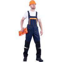 Костюм ГК Спецобъединение КМ-10 ЛЮКС темно-синий/оранжевый, р.88-92, рост 170-176 Кос 050/ 88/170