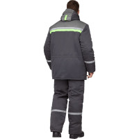 Утепленный костюм ГК Спецобъединение ВЬЮГА темно-серый, размер 88-92, рост 182-188 Кос 313/ 88/182