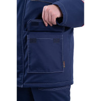 Утеплённый костюм ГК Спецобъединение НАДЫМ темно-синий/серый, р.96-100, рост 158-164 Кос 694/ 96/158