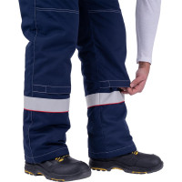 Утеплённый костюм ГК Спецобъединение НАДЫМ темно-синий/серый, р.96-100, рост 158-164 Кос 694/ 96/158