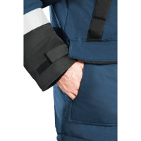 Утеплённый костюм ГК Спецобъединение УРАГАН темно-синий/черный, размер 96-100, рост 182-188 Кос 683/ 96/182