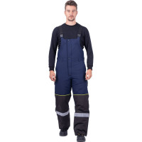Утепленный костюм ГК Спецобъединение УРАГАН-УЛЬТРА темно-синий/черный, размер 112-116, рост 182-188 Кос 681/112/182