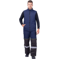 Утепленный костюм ГК Спецобъединение УРАГАН-УЛЬТРА темно-синий/черный, размер 112-116, рост 182-188 Кос 681/112/182