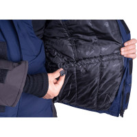 Утепленный костюм ГК Спецобъединение УРАГАН-УЛЬТРА темно-синий/черный, размер 112-116, рост 182-188 Кос 681/112/182