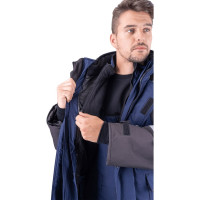 Утепленный костюм ГК Спецобъединение УРАГАН-УЛЬТРА темно-синий/черный, размер 112-116, рост 182-188 Кос 681/112/182