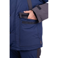 Утепленный костюм ГК Спецобъединение УРАГАН-УЛЬТРА темно-синий/черный, размер 112-116, рост 182-188 Кос 681/112/182