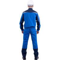 Костюм ГК Спецобъединение КМ-10 ЛЮКС василек/темно-синий, р.96-100, рост 158-164 Кос 595/ 96/158